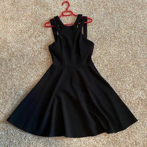 B Smart Double Strap Little Black Dress - Juniors Size 1 - Homecoming/Formal